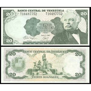 VENEZUELA 20 Bolivares 1987