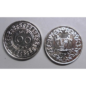 SURINAME 100 Cents 2015
