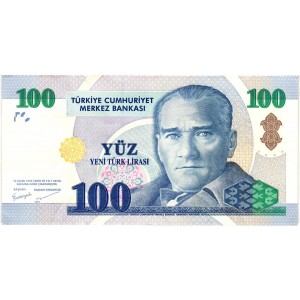 TURKEY 100 New Lira 2005