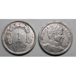CHILE 1 Peso 1958