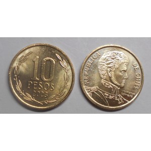 CHILE 10 Pesos 2022