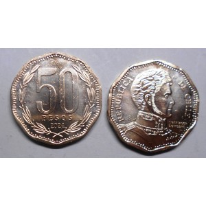 CHILE 50 Pesos 2024