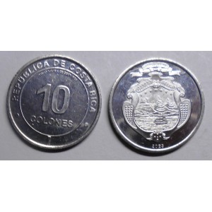 COSTA RICA 10 Colones 2023