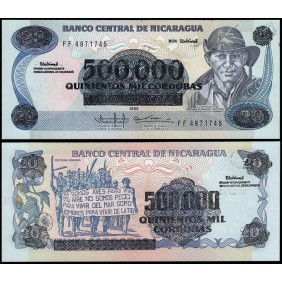 NICARAGUA 500.000 Cordobas...