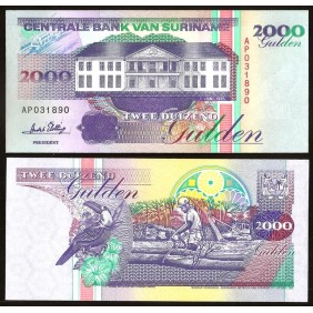 SURINAME 2000 Gulden 1995