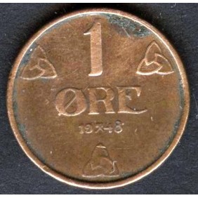 NORWAY 1 Ore 1948