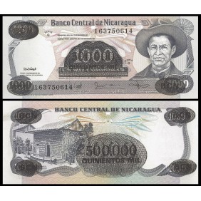 NICARAGUA 500.000 Cordobas...