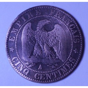 FRANCE 5 Centimes 1855 A