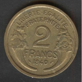 FRANCE 2 Francs 1940