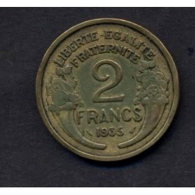 FRANCE 2 Francs 1935 rare