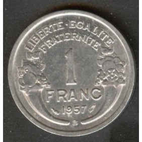 FRANCE 1 Franc 1957B