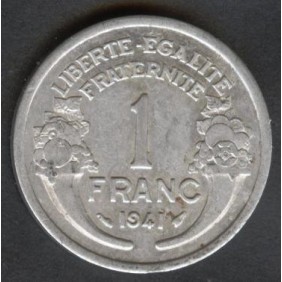 FRANCE 1 Franc 1941 Alu