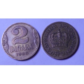 YUGOSLAVIA 2 Dinara 1938