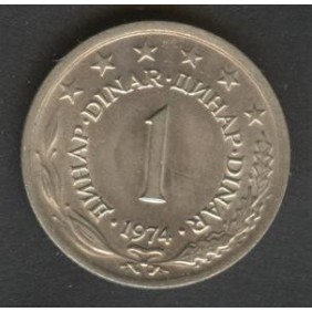 YUGOSLAVIA 1 Dinar 1974