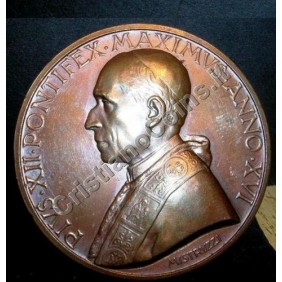 MEDAGLIA PIO XII ANNO XVI...