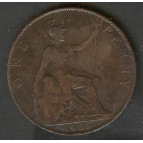 GREAT BRITAIN 1 Penny 1905