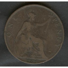 GREAT BRITAIN 1 Penny 1904