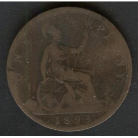 GREAT BRITAIN 1 Penny 1893