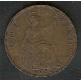 GREAT BRITAIN 1 Penny 1932