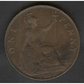 GREAT BRITAIN 1 Penny 1917