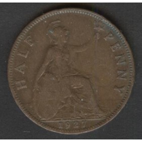 GREAT BRITAIN 1/2 Penny 1927