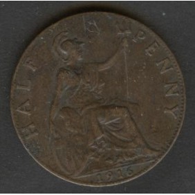 GREAT BRITAIN 1/2 Penny 1916