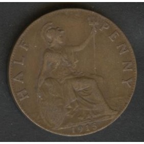 GREAT BRITAIN 1/2 Penny 1915