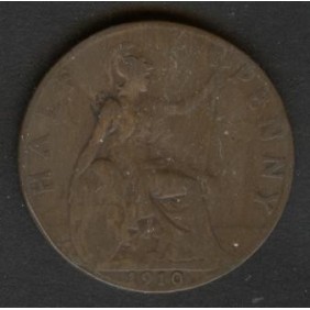 GREAT BRITAIN 1/2 Penny 1910