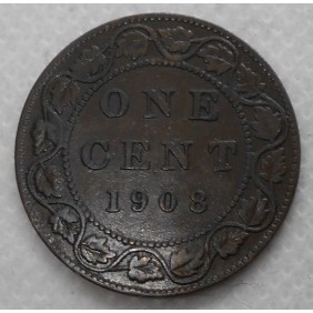 CANADA 1 Cent 1908