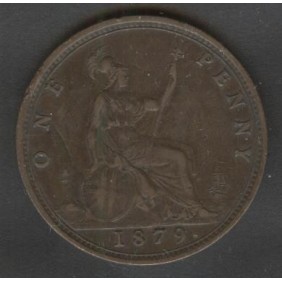 GREAT BRITAIN 1 Penny 1879...