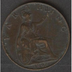 GREAT BRITAIN 1 Farthing 1897