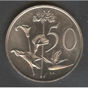 SOUTH AFRICA 50 Cents 1977...