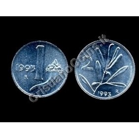 1 Lira + 2 Lire 1993