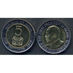 KENYA 5 Shillings 2010