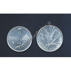 1 Lira + 2 Lire 2001