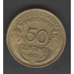 FRANCE 50 Centimes 1932
