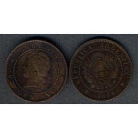 ARGENTINA 1 Centavo 1884