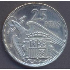 SPAIN 25 Pesetas 1957 (75)
