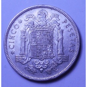 SPAIN 5 Pesetas 1949 (50)...