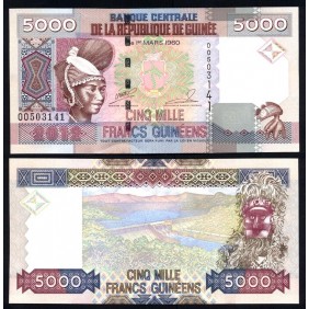 GUINEA 5000 Francs 2012