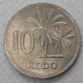 NIGERIA 10 Kobo 1976