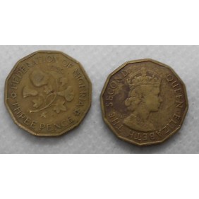 NIGERIA 3 Pence 1959