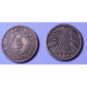 GERMANY WEIMAR REPUBLIC 5...