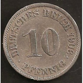 GERMANY EMPIRE 10 Pfennig...