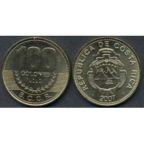 COSTA RICA 100 Colones 2007