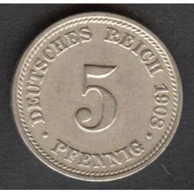 GERMANY EMPIRE 5 Pfennig...