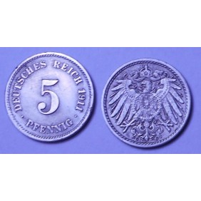 GERMANY EMPIRE 5 Pfennig...