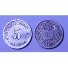 GERMANY EMPIRE 5 Pfennig...