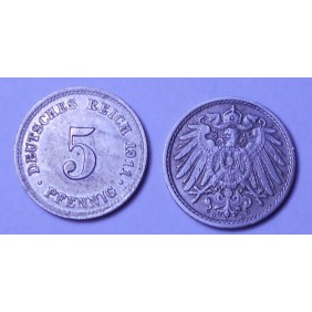 GERMANY EMPIRE 5 Pfennig...