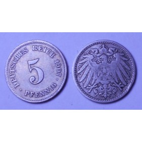 GERMANY EMPIRE 5 Pfennig...